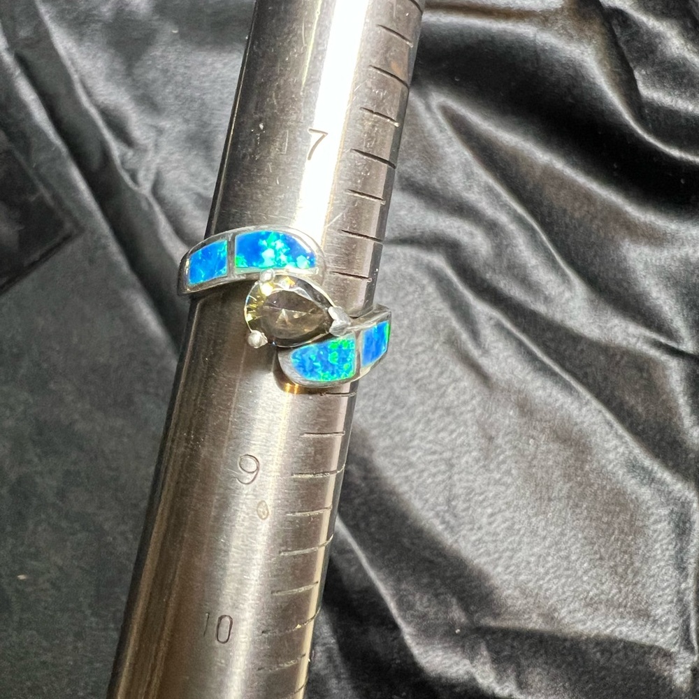 Sterling Silver and Opal  Ring